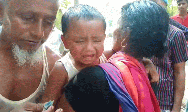 Faridpur road crash: 18-month-old Yasin loses both parents
