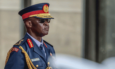 Kenya's military chief, 9 others killed in copter crash