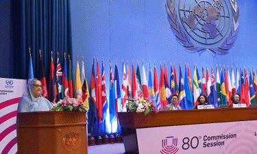 Say 'no' to wars: PM Hasina at UNESCAP meet