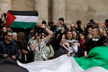 French police break up pro-Palestinian student protest