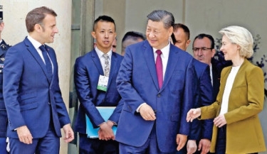 EU ready to protect economy, bloc chief tells China